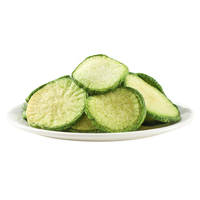 Collations saines à base de légumes - Chips de radis vert frites sous vide |   Croustillant et naturel