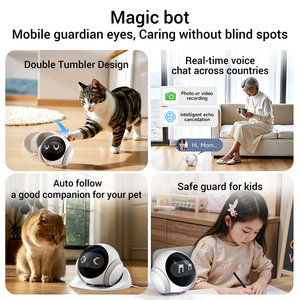 <span class=keywords><strong>Robot</strong></span> domestique IA viral TikTok, protection de sécurité mobile 360°, surveillance <span class=keywords><strong>pour</strong></span> bébés et personnes âgées, jouet laser interactif <span class=keywords><strong>pour</strong></span> animaux de compagnie, dropshipping, best-seller - Product Image 2