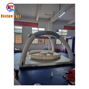 Drop Stitch <span class=keywords><strong>quai</strong></span> flottant avec tente eau natation mer plate-forme de <span class=keywords><strong>quai</strong></span> gonflable pour lac installation d'amusement aquatique gonflable - Product Image 4