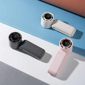 원 버튼 시작 5 단 미니 휴대용 팬 얼음 냉각 기능 충전식 배터리 표시기 휴대용 RV 스탠드 - Product Image 3