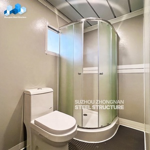 บ้านคอนเทนเนอร์สำเร็จรูปพับได้ขนาด 20 ฟุต รุ่นหรูหรา Zhongnan บ้านขนาดเล็กแบบพับได้พร้อมห้องน้ำ - Product Image 6