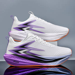 Chaussures de course de nouvelle conception, <span class=keywords><strong>grande</strong></span> <span class=keywords><strong>taille</strong></span>, marathon, pour hommes et femmes, avec empeigne en mesh, lacets, chaussures de sport de course - Product Image 3