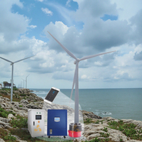 5G WIFI APP sur réseau 250kw éolienne puissance tour autoportante/hors réseau 10kw 20kw 30kw turbine eolica générateur