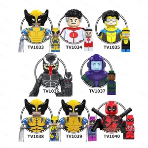 DC juguetesst Wolver Omni man Непобедимый бунт Kang мини-игрушки персонаж Lego строительные блоки детские игрушки 2024 TV6205