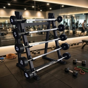 Set di Bilancieri Regolabili di Grado Commerciale per Attrezzature da Palestra, <span class=keywords><strong>Kit</strong></span> per Allenamento di Forza e Sollevamento Pesi a Casa - Product Image 2