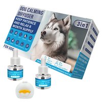 Diffuseur de phéromones calmantes pour chien, kit de démarrage, prise US, avec 2 recharges de 48 ml pour les voyages, la séparation et les orages, marque privée