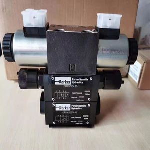 Vanne de régulation de débit Parker FM2DDKV55 500Bar, vanne hydraulique à solénoïde - Product Image 1