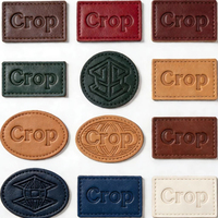 Patch personnalisé en cuir synthétique brut, patch en cuir synthétique auto-adhésif, blancs laserables, feuilles de cuir synthétique avec adhésif