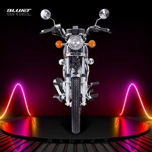 GN150 <span class=keywords><strong>Cross</strong></span> Type avec porte-bagages latéral, pare-chocs avant, coffre, moto tout-terrain, chopper, cruiser, pneus, protège-mains et calandre avant - Product Image 4