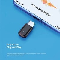 Control Remoto Universal para Electrodomésticos con Aplicación para Teléfono Inteligente, Receptor USB Inalámbrico para Teléfono con Micro USB