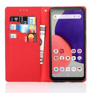 <span class=keywords><strong>เคส</strong></span>กระเป๋าเงินฝาพับหนัง<span class=keywords><strong>แท้</strong></span>ลายลิ้นจี่,สำหรับ <span class=keywords><strong>Samsung</strong></span> Galaxy <span class=keywords><strong>A22</strong></span> <span class=keywords><strong>5G</strong></span> เวอร์ชั่นญี่ปุ่นพร้อมช่องเสียบการ์ดแบบตั้ง - Product Image 6