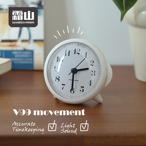 시모야마 흡착식 원형 거울 냉장고 벽걸이 타이머 시계, 건전지식 가정용 - Product Image 4