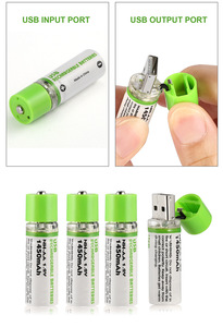 Baterías Recargables USB Ni-Mh <span class=keywords><strong>AA</strong></span> 1.2V 1450mAh en Oferta, Batería <span class=keywords><strong>Aa</strong></span> para MP3 / Controlador de Juegos - Product Image 2