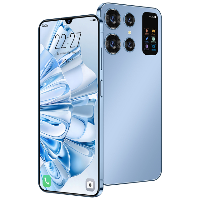 Best Selling S24 Ultra Android HD Screen 5G Phone with 108MP Rear Camera Octa Core CPU Multilingual Operating-French German