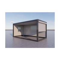 Maison Modulaire Conteneurisée, Entrepôt/Garage à Panneaux Sandwich, Design Minimaliste pour Stockage et Équipement