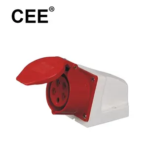 CEE 16A IP44 3P + N + E 5 контактов 220-380 В напряжение тока промышленные настенные розетки и панель