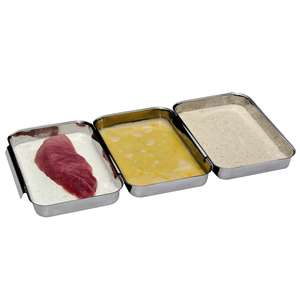 CHG Panier-Set Edelstahl 23x15x3cm 3teilig - Product Image 1