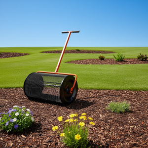 Db Compost <b>Spreader</b> 24 Inch Wide Adjustable Height Lightweight For Lawn Garden Mulch Top <b>Soil</b> <b>Spreader</b> - Product Image 2