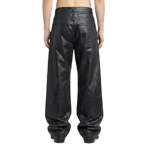 XUCHANG OEM, logo personnalisé, fabricant de haute qualité, streetwear, <span class=keywords><strong>jeans</strong></span> en denim 100% coton ciré et lavé, design de créateur, pour hommes - Product Image 2
