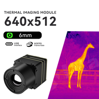 Caméra thermique WINBIG TIF640 avec objectif 6/9 mm, interface USB/CVBS/MIPI disponible, module de caméra thermique infrarouge pour usage industriel