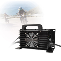 Chargeur de batterie rapide Longrun 1500W 48V 25A DC/AC CANBUS pour batteries Lifepo4/NMC/plomb-acide, personnalisé pour les voitures de golf et véhicules électriques