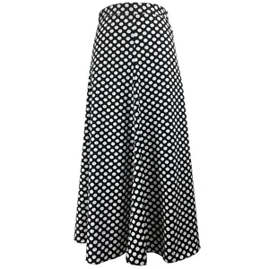 Most Popular Normcore Minimalist High Waist Women Elegant Knitted Long Skirt
