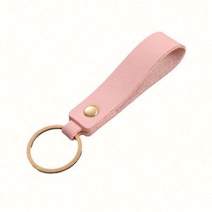 Custom Logo Promotion Fashion Business Gift <b>Leather</b> Key Chain Car Key Strap Waist Wallet KeyChains Keyrings PU <b>Leather</b> <b>Keychain</b> - Product Image 2
