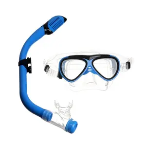 Set di maschere da snorkeling con protezione in vetro temperato dal Design classico Set di maschere per immersioni subacquee per bambini