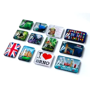 Creative Cheap Customized Glass Fridge Magnet Cat Usa Factory Directly Fridge Magnet Customised Refrigerator