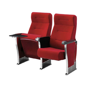 Chaise d'auditorium bleue moderne, meilleurs sièges de stade pour les cinémas, les écoles, hauteur réglable électriquement, mobilier de théâtre en tissu - Product Image 1
