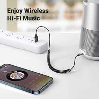 Adaptateur Ugreen Aux vers Bluetooth 5.0, câble récepteur Bluetooth 3.5mm, câble USB 2.0 vers prise jack 3.5mm pour haut-parleurs et ordinateurs portables