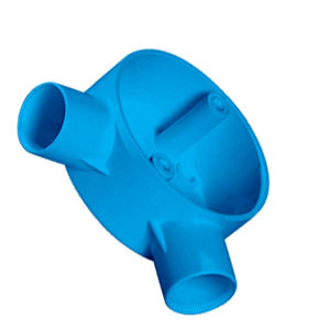 กล่องต่อสายไฟฟ้า PVC สีน้ำเงินแบบสองทาง ป้องกันการระเบิด มาตรฐาน BS EN 61386 21 ได้รับการรับรองมาตรฐาน ISO9001 สำหรับไฟฟ้ากระแสสลับ - Product Image 4