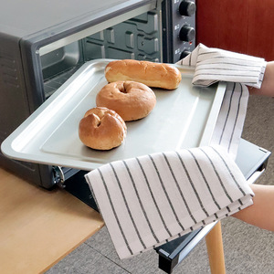 Servilletas Rectangulares de Algodón Puro Teñido, 100% Algodón, Lavables a Máquina, para Uso Doméstico, Diseño Cuadrado Estampado, Paquete de Cuatro - Product Image 4