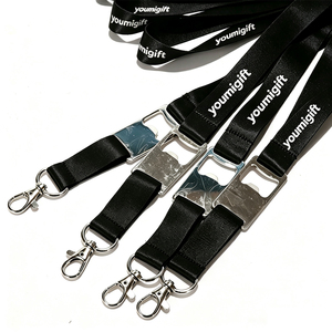 Lanières promotionnelles personnalisées en polyester avec logo, ouvre-bouteille, sérigraphiées, vente en gros - Product Image 4