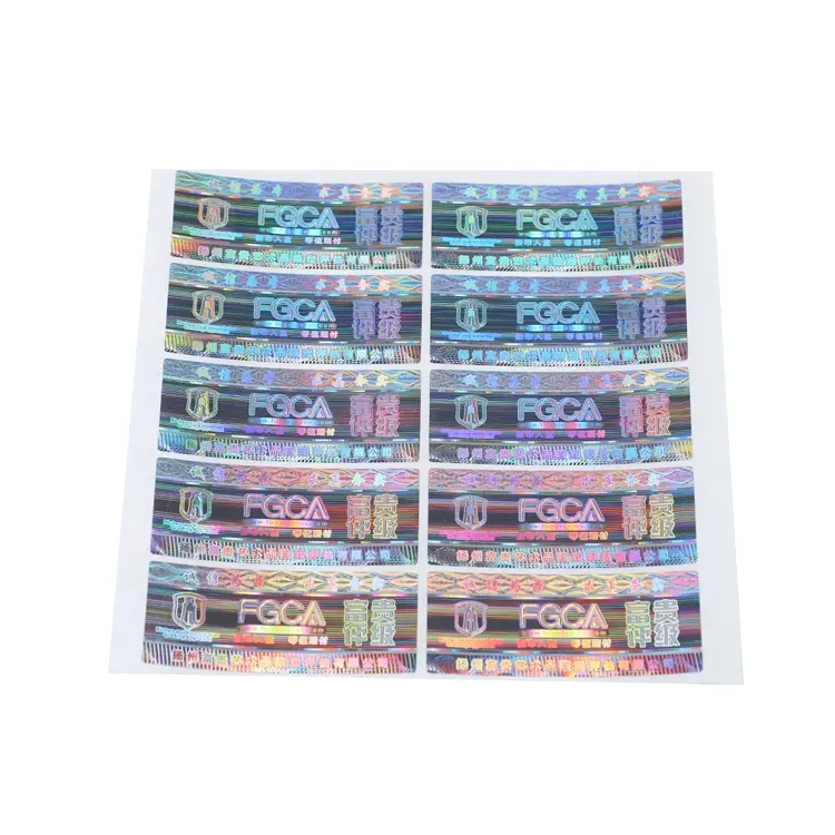 Etiqueta holográfica 3d personalizada, etiqueta de garantia holográfica, autenticidade, holograma, adesivo anti-falso holograma