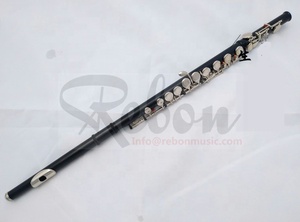 Flauta Weifang Rebon Económica de Satén Negro en Clave de Do con 16 Orificios - Product Image 2
