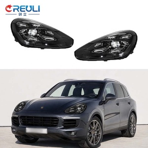 Feux de voiture CREULI 2015 2016 2017 92A, mise à niveau des phares vers un style LED matriciel Pdls 2023 pour Porsche Cayenne 958 958.2 - Product Image 1