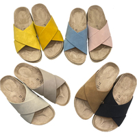 Turc afrique du sud jamaïque sans lacet pantoufles pour filles sandales à semelles compensées dames pantoufles femmes chaussures Pakistan EVA PU liège