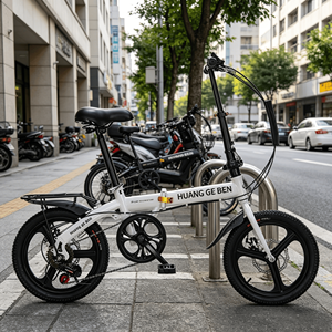 <span class=keywords><strong>Vélo</strong></span> de montagne pliable sur mesure de 20 pouces avec frein à disque, en alliage de magnésium, à vitesse variable, ultra <span class=keywords><strong>léger</strong></span>, pour hommes et femmes adultes - Product Image 5