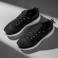Chaussures de sport pour hommes tendance 2026, en maille respirante, couleur unie, décontractées, antidérapantes, semelle souple, pour activités de plein air