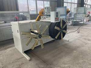 Extrusora de tubo corrugado de pared simple corrugado Flexible PPR de segunda <span class=keywords><strong>mano</strong></span>, máquina para fabricar PE, nuevo rodamiento de Motor de tornillo - Product Image 3