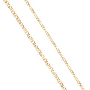 Vente en gros en usine de bijoux hip-hop en acier inoxydable pour hommes collier à chaîne simple en or noir de 3mm et 55cm pour hommes - Product Image 5