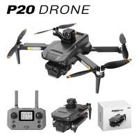 Квадрокоптер P20 с 3-осевой EIS-стабилизацией, 4K камерой, функцией Smart Follow Me, Wi-Fi FPV, бесщеточным двигателем, складной, с защитой от тряски
