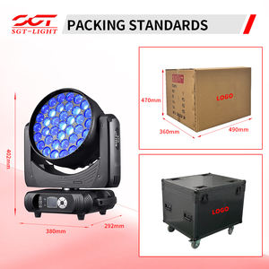 Projecteur LED DMX Wash Beam Spot à succès avec zoom LED 37*15W, idéal pour les spectacles de <span class=keywords><strong>concert</strong></span> et l'éclairage de scène - Product Image 2