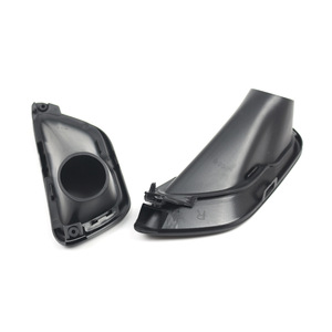 Fog Light Bezels For 2016-2020 Jeep Grand Cherokee Glossy Black <b>ABS</b> Pair Front Bumper Lower Trim Cover - Product Image 2