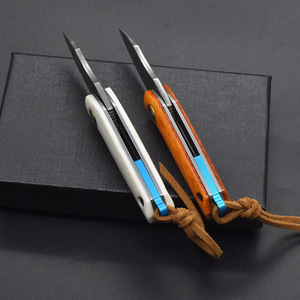 <span class=keywords><strong>Set</strong></span> di Coltelli Tascabili Pieghevoli di Alta Qualità con Lama in Acciaio Damasco VG10, Coltello da Sopravvivenza EDC per Campeggio e Caccia - Product Image 3
