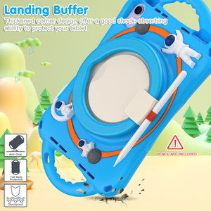 Funda para tableta a prueba de golpes para niños para <span class=keywords><strong>iPad</strong></span> <span class=keywords><strong>Mini</strong></span> <span class=keywords><strong>2</strong></span> 3 4 5 6 7 2024 8,3 <span class=keywords><strong>pulgadas</strong></span>, Fundas protectoras completas para niños con soporte - Product Image 3