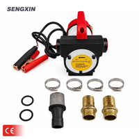 Pompa Oli Laut SENGXIN Self Priming 12V 24V DC 200W 60 L/mnt Portabel dengan Gagang OEM untuk Penggantian Oli Mesin Kapal Tahan Lama