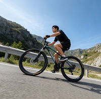 Vélo de montagne VTT en acier à haute teneur en carbone de 24 à 27,5 pouces, suspension avant, frein à disque, 21 vitesses, course, directement de l'usine