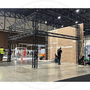 Système de structure de stand <span class=keywords><strong>d</strong></span>'exposition en aluminium noir 6x6x4m - Product Image 4